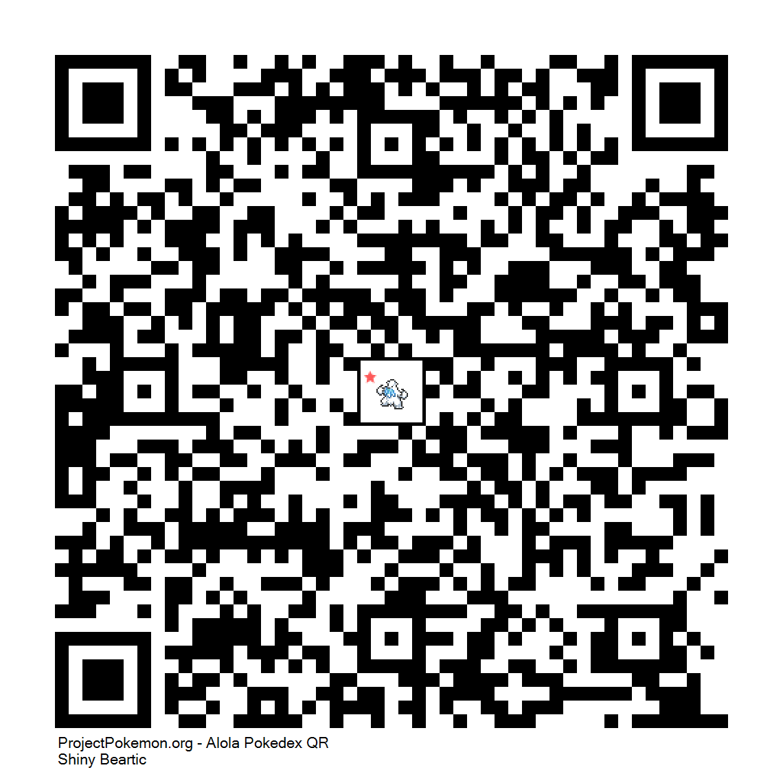 Cdigo QR de Beartic variocolor